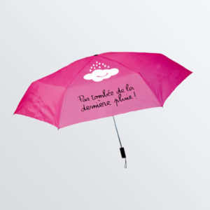 Parapluie pliant rose dessin